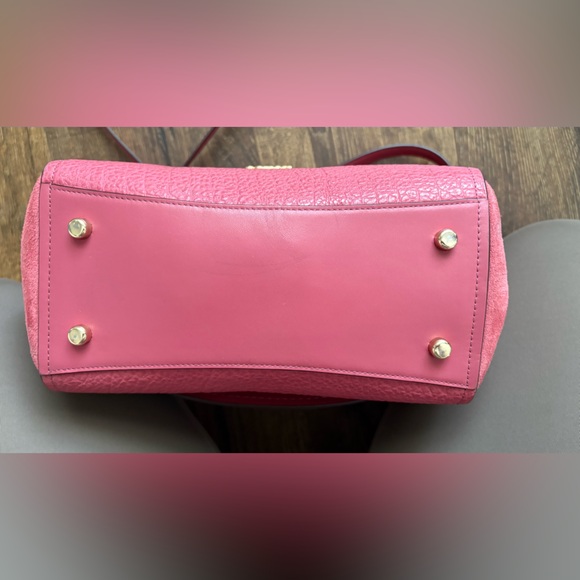 Coach F22348 Faye Carryall, Mixed Material Rouge/Gold - Picture 9 of 16